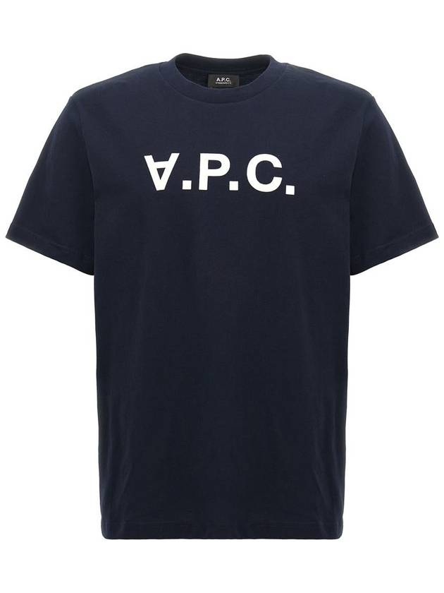 Standard Grand VPC Short Sleeve T-Shirt Navy - A.P.C. - BALAAN 2