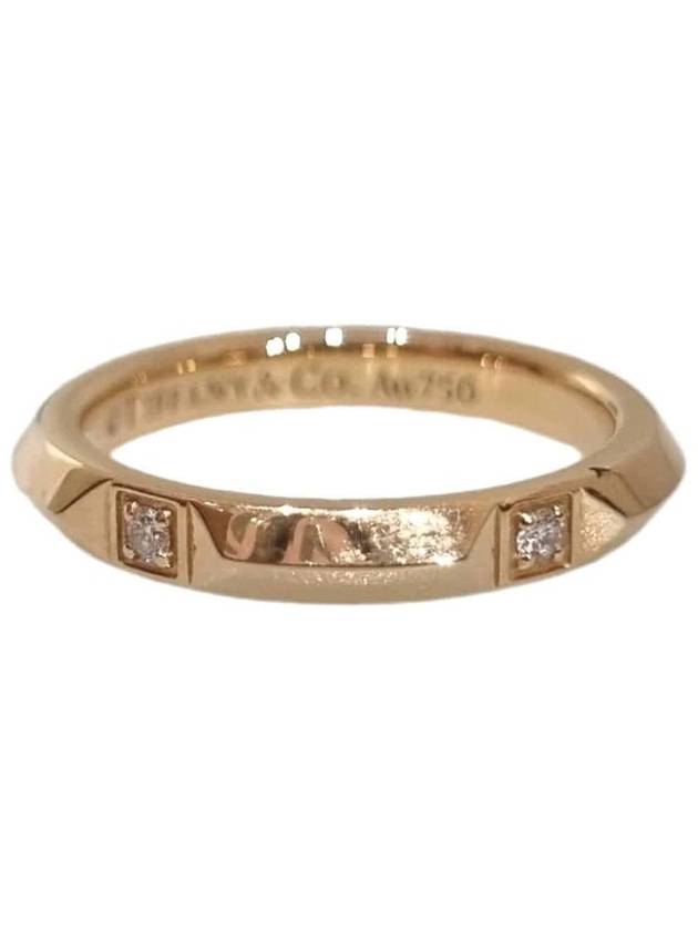 Women s Tiffany 18K 750 Rose Gold True Diamond 0 05ct 2 5mm Ring No 10 in Korea - TIFFANY & CO. - BALAAN 6