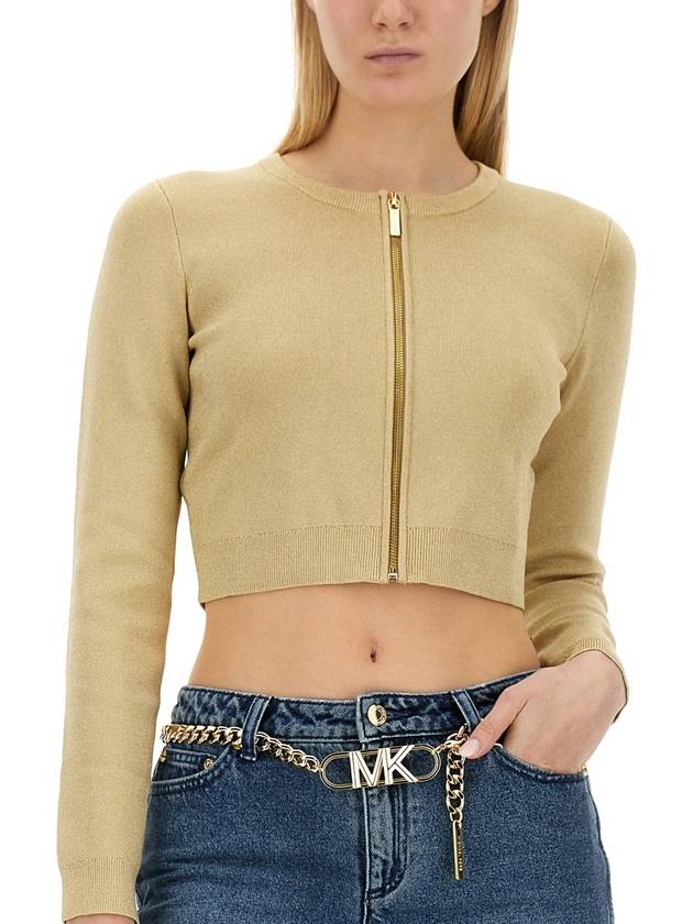 ZIPPERED CARDIGAN - MICHAEL KORS - BALAAN 4