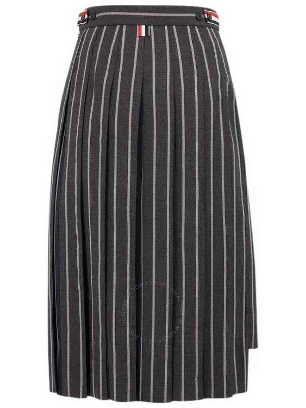 Thom Browne Knee Length Classic Pleated Skirt, Brand Size 40 (US Size 4) - THOM BROWNE - BALAAN 2