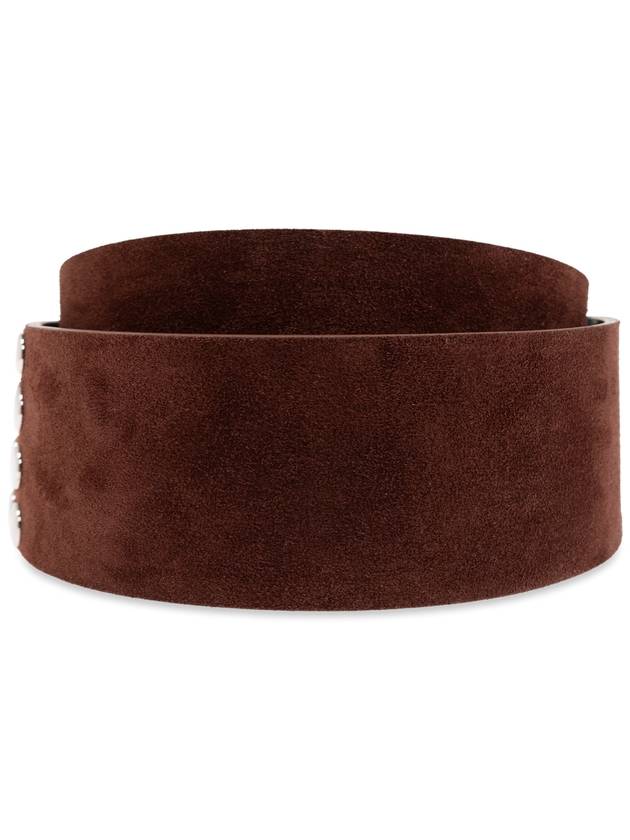 The Attico Leather Belt, Women's, Brown - THE ATTICO - BALAAN 3