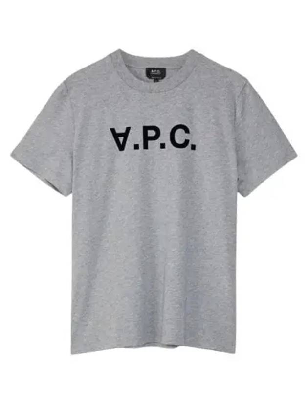 Standard Grand VPC Short Sleeve T-Shirt Grey - A.P.C. - BALAAN 2