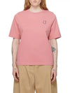 Bold Fox Head Patch Comfort Short Sleeve T-Shirt Rosebud - MAISON KITSUNE - BALAAN 2