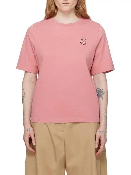 Bold Fox Head Patch Comfort Short Sleeve T-Shirt Rosebud - MAISON KITSUNE - BALAAN 2