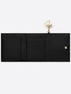 Lady Lotus Patent Cannage Half Wallet Black - DIOR - BALAAN 5