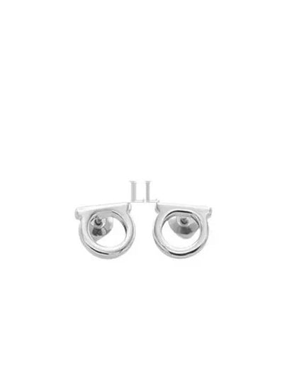 Gancini Earings Silver - SALVATORE FERRAGAMO - BALAAN 2