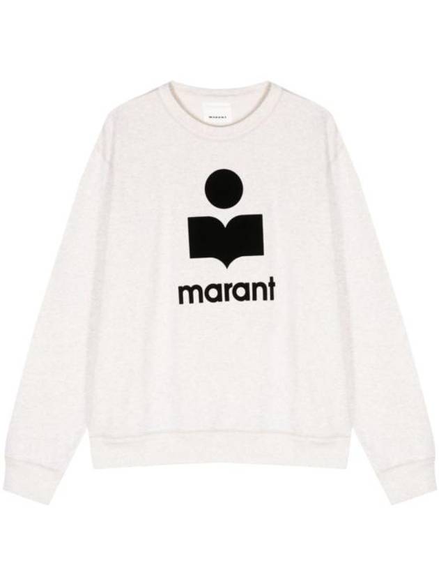 Mikoy Big Logo Cotton Sweatshirt Ecru - ISABEL MARANT - BALAAN 2