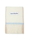 Mohair Wool Fringe Muffler White - ACNE STUDIOS - BALAAN 2