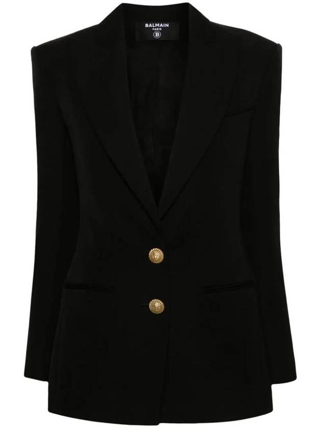 Balmain Fitted Waist Blazer 2 Buttons Clothing - BALMAIN - BALAAN 1