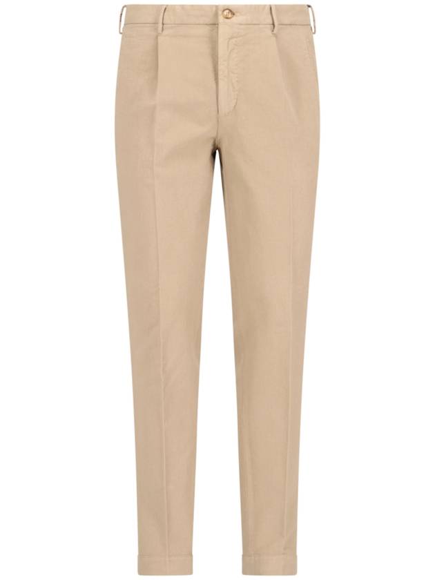 Incotex Trousers Beige - INCOTEX - BALAAN 1