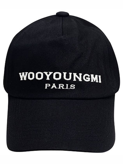 Embroidery Logo Paris Ball Cap Black - WOOYOUNGMI - BALAAN 2