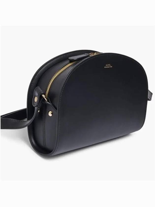 Demi Lune Half Moon Mini Cross Bag Black - A.P.C. - BALAAN 4