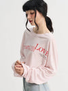 Supima Silket Loosefit T Shirt Pink - SORRY TOO MUCH LOVE - BALAAN 1