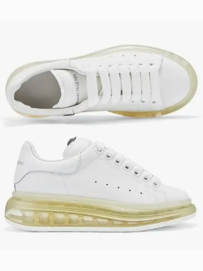 Oversized Clear Sole Low Top Sneakers White - ALEXANDER MCQUEEN - BALAAN 2