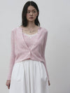 Lace detail top cardigan set Light pink - THE GREEN LAB - BALAAN 3