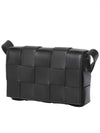 Intrecciato Cassette Cross Bag Black - BOTTEGA VENETA - BALAAN 3