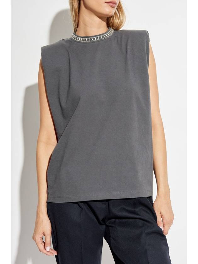 Golden Goose Sleeveless Top, Women's, Grey - GOLDEN GOOSE - BALAAN 3