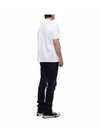 Embroidered Logo Short Sleeve Polo Shirt White - BRUNELLO CUCINELLI - BALAAN 7