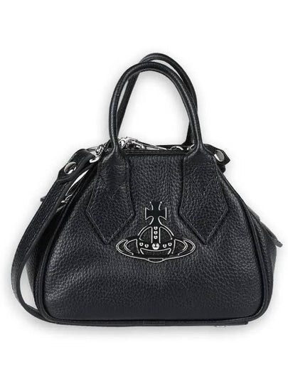 Yasmine Small Tote Bag Black - VIVIENNE WESTWOOD - BALAAN 2