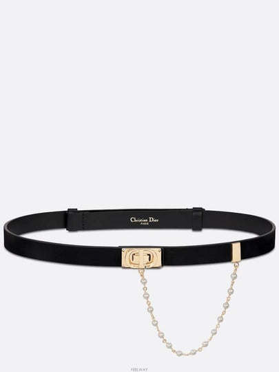 Caro  20MM Smooth Calfskin Belt Black - DIOR - BALAAN 2