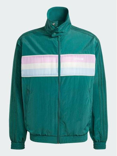 80s Nylon Archive 3 Stripes Track Jacket Collegiate Green - ADIDAS - BALAAN 2