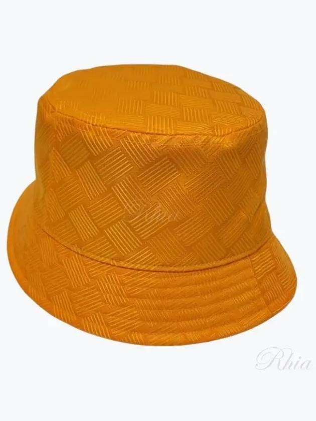 Intrecciato Jacquard Bucket Hat Tangerine - BOTTEGA VENETA - BALAAN 2