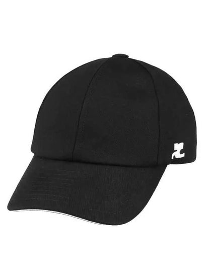 Embroidered Logo Ball Cap Black - COURREGES - BALAAN 2