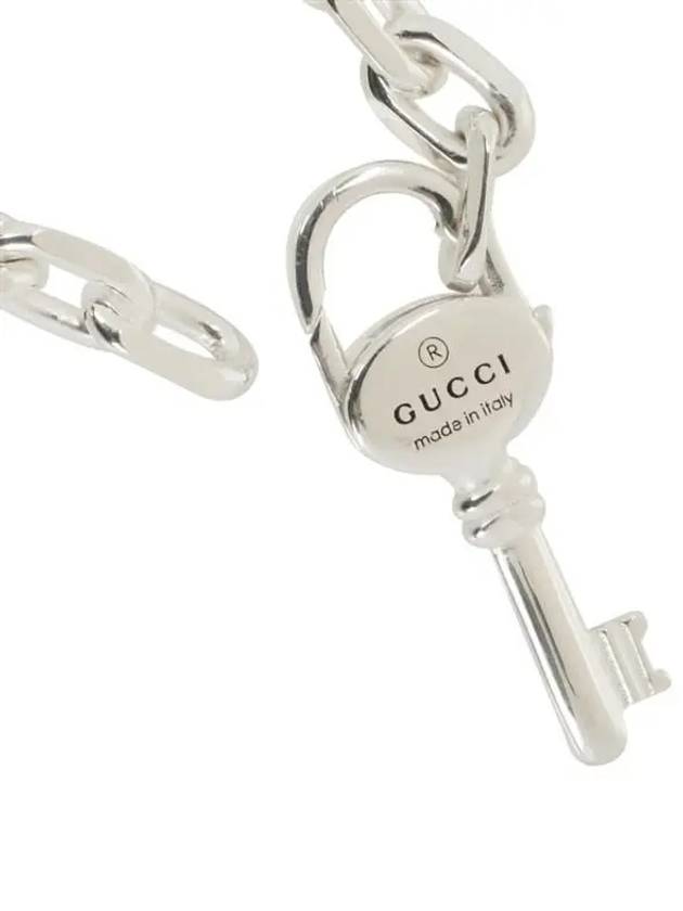 Trademark Chain Key Bracelet Silver - GUCCI - BALAAN 4