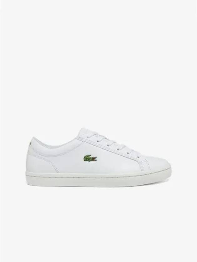 Women s Straight Set Leather Sneakers RZ0133W54N 001 Domestic Product GQ2N24082231466 - LACOSTE - BALAAN 1