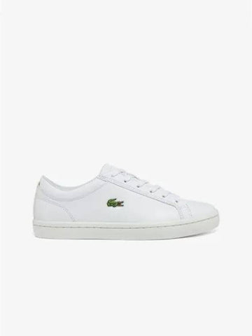 Women s Straight Set Leather Sneakers RZ0133W54N 001 Domestic Product GQ2N24082231466 - LACOSTE - BALAAN 1