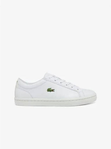 Women s Straight Set Leather Sneakers RZ0133W54N 001 Domestic Product GQ2N24082231466 - LACOSTE - BALAAN 1