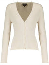 Shanya Cotton Cardigan White - A.P.C. - BALAAN 3