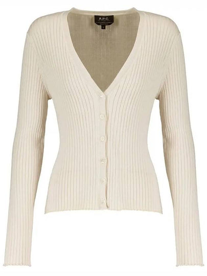 Shanya Cotton Cardigan White - A.P.C. - BALAAN 2