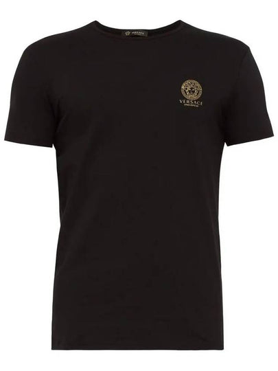 Underwear Medusa logo print crew neck cotton jersey short sleeve tshirt - VERSACE - BALAAN 2