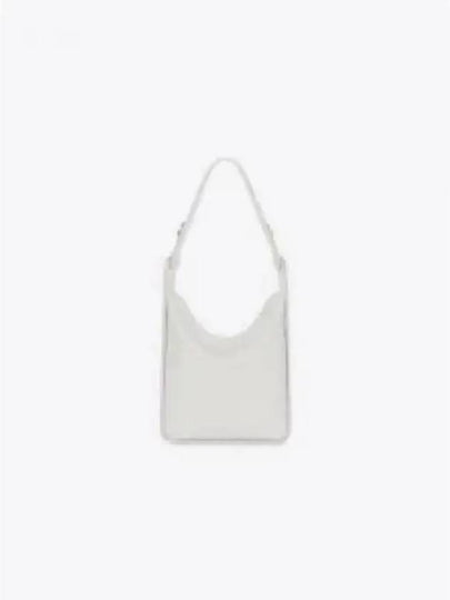 Small 20 North South Grain Leather Tote Bag White - BALENCIAGA - BALAAN 2