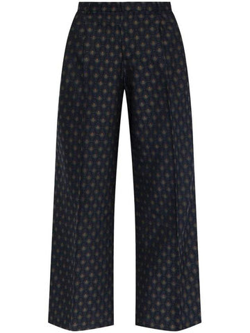 Etro Blue Wool Trousers - ETRO - BALAAN 1