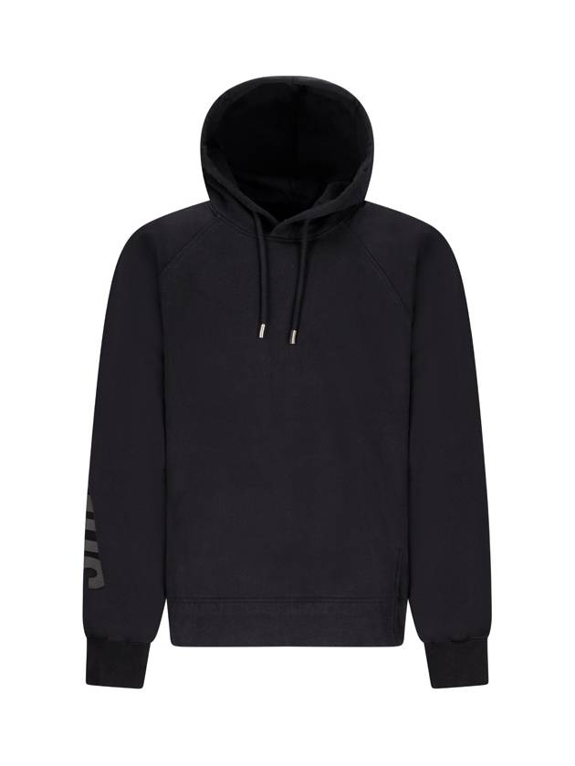 Le Typo Classic Fit Cotton Hoodie Black - JACQUEMUS - BALAAN 2