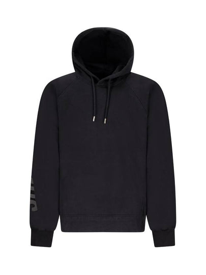 Le Typo Classic Fit Cotton Hoodie Black - JACQUEMUS - BALAAN 2