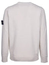 Logo Patch Lambswool Crewneck Knit Top Beige - STONE ISLAND - BALAAN 3