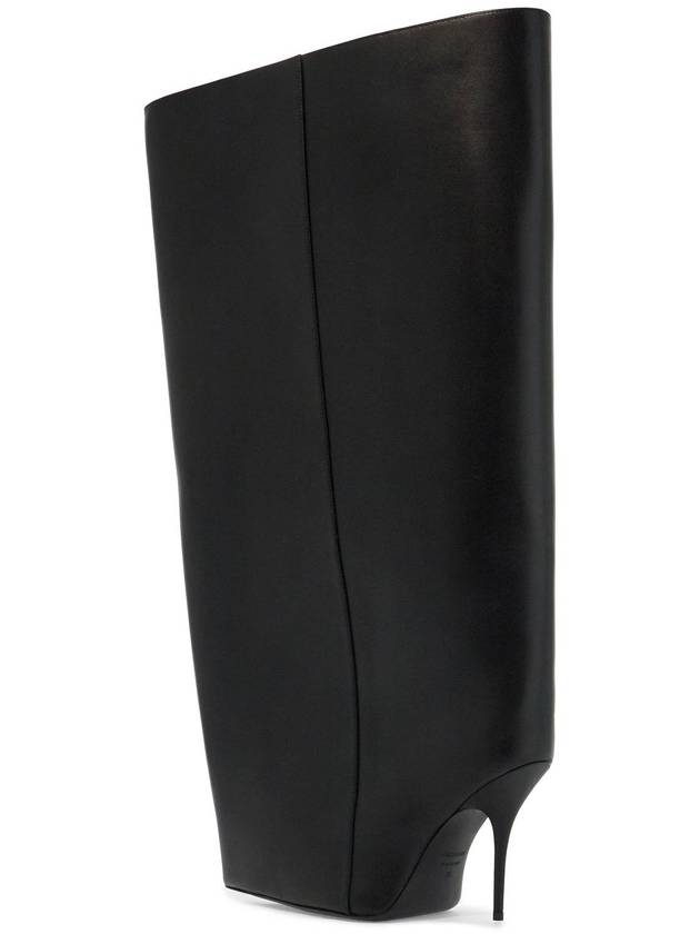 New Wander Leather Heel Long Boots Black - BALENCIAGA - BALAAN 4