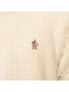 Grenoble Dynamic Logo Patch Sweatshirt Ivory - MONCLER - BALAAN 9