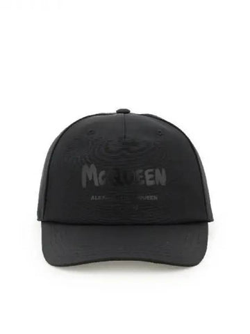 Alexander McQUEEN black logo ball cap 271399 - ALEXANDER MCQUEEN - BALAAN 1