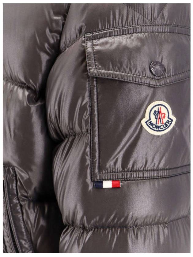 MALJASSET Logo Patch Gray Padded Jacket J2091 1A00006 5963V 921 - MONCLER - BALAAN 3