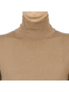 Gigi Short Sleeve Knit Turtleneck Brown - MAX MARA - BALAAN 7