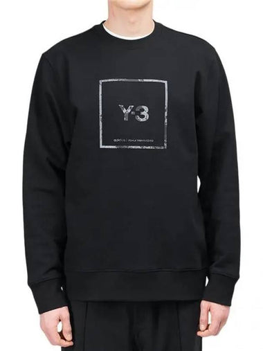 Y3 Reflective Logo Sweatshirt - YOHJI YAMAMOTO - BALAAN 1