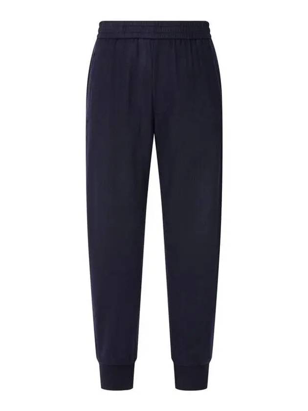 Men s Cashmere Blend Jogger Pants Navy - EMPORIO ARMANI - BALAAN 1