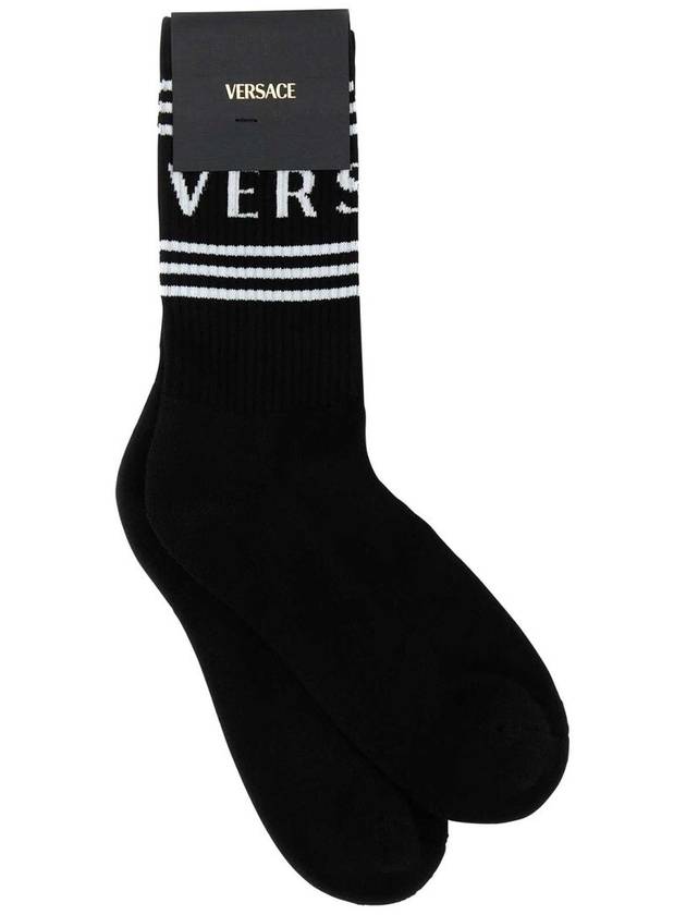 Versace Socks With Logo - VERSACE - BALAAN 1