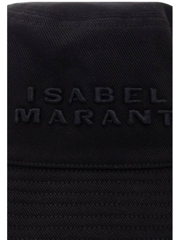 Isabel Marant Bucket Hat With Logo, Women's, Black - ISABEL MARANT - BALAAN 4