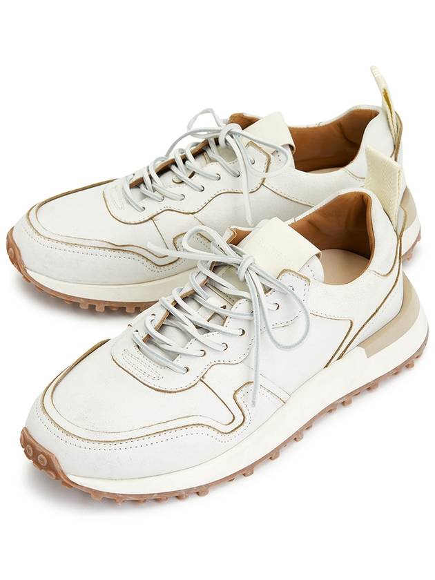 Futura Leather Low-Top Sneakers White - BUTTERO - BALAAN 2