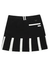 Multi Stretch Flare Skirt LS4002WO - BLACK&WHITE - BALAAN 5